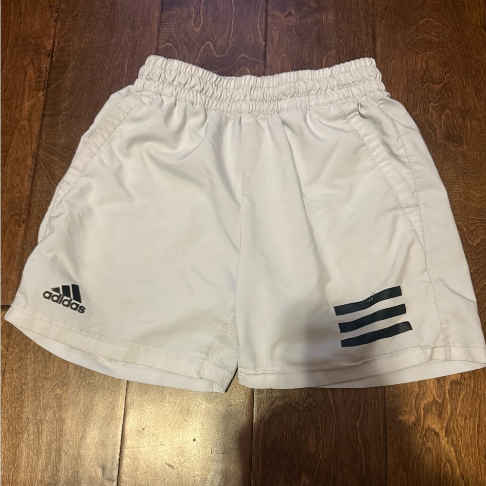 Adidas - Boys AEROREADY White Athletic Shorts